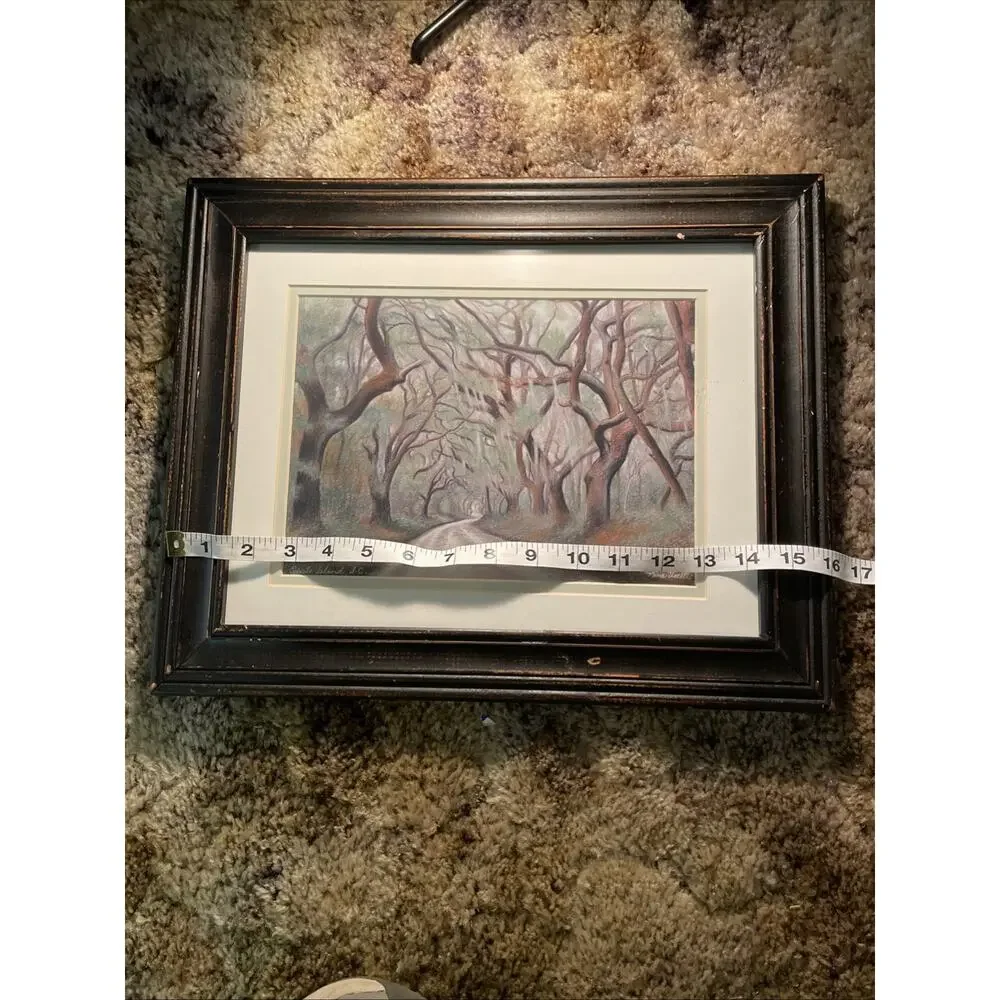 Nina Uccello Edists Island SC Framed Art Signed - Picture 5 of 6